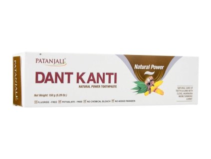 Patanjali Dant Kanti - zubní pasta s neemem, hřebíčkem a kurkumou, 150 g
