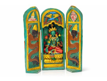 Skládací oltář s Tárou - barevný, exkluzivní