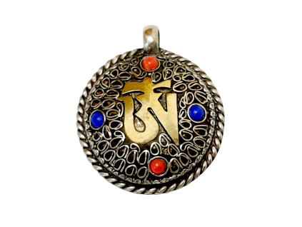Tradiční filigránový amulet ÓM
