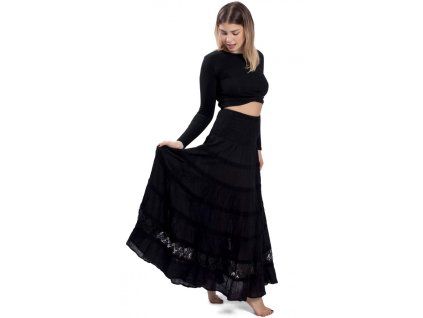 sukně kolová černá1