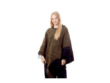 Boho pončo "Forest Green"