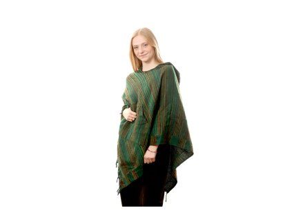 Boho pončo "Deep Forest"