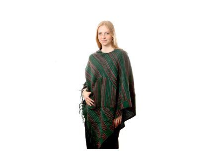 Boho pončo "Winter Pine"