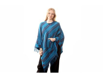 Boho pončo "Indian Sky"