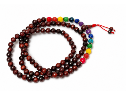Chakra mala dřevěná NEW