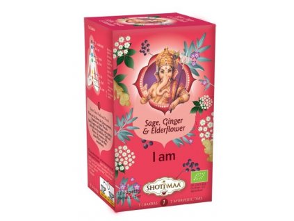 BIO Shoti Maa - Já jsem - čaj pro harmonizaci 1. čakry, 16 sáčků