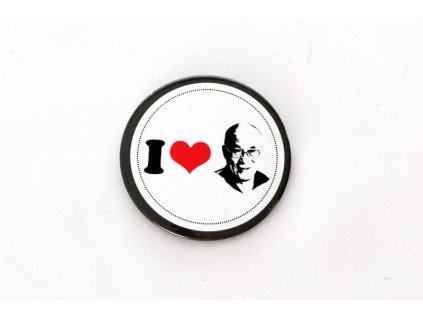 Button "I LOVE DALAI LAMA"