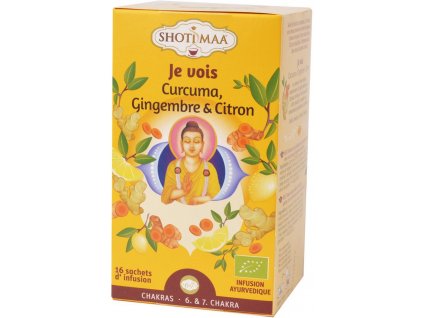 BIO Shoti Maa - Vidím - čaj pro harmonizaci 6. a 7. čakry, 16 sáčků