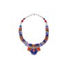 Náhrdelník tibetský z červeného korálu a lapisu lazuli