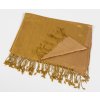 Šátek - odstíny zlaté