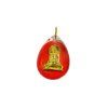 Amulet s Buddhou z Bódhgaje - větší - červený