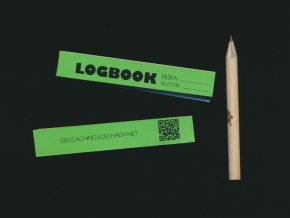 Logbook do kešky PET – zelený