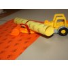 Balicí papír »BAGR« – 1 ks, 32×45 cm, žlutý nebo oranžový