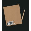 Trhací blok UpCycle 125×155 mm kraft – poslední kus