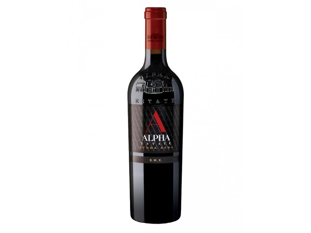 Alpha Estate červené suché víno RED (S.M.X) 2018 14,5% 750ml