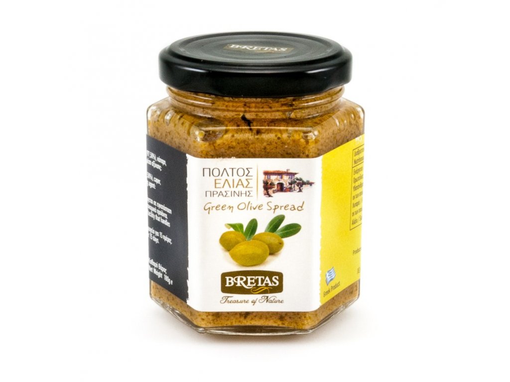 Bretas olivová pasta zo zelených olív 180g