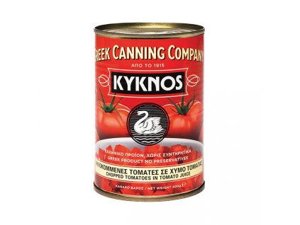 Kyknos jemně krájená rajčata 400g