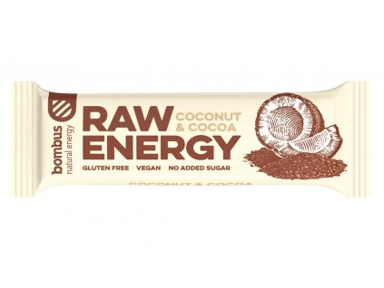 Bombus Raw ENERGY Kokos a kakao 50g 3