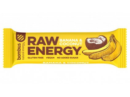 Bombus Raw ENERGY Banán a kokos 50g