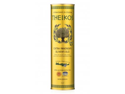 Theikos Kréta Extra panenský olivový olej 0,3% 1l – plech