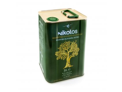 Nikolos Kalamata Extra panenský olivový olej 0,4% 3l plech