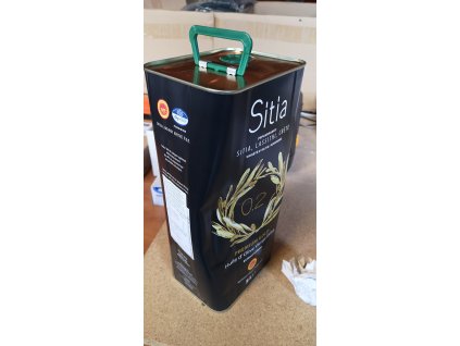 SITIA Kréta PREMIUM GOLD 0,2% Extra panenský olivový olej 5l – plech (POŠKOZENÝ OBAL!)