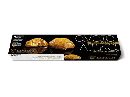Kandylas Melomakarona řecké medové vánoční cukroví 140g