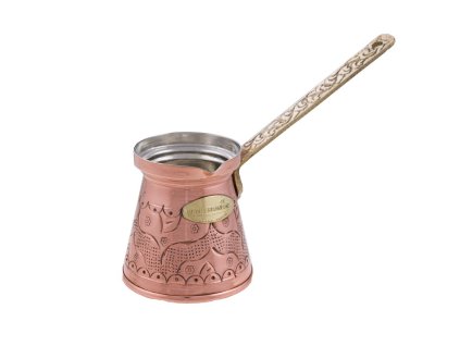 Mediterranean Art džezva na kávu ručně vyráběná (mosaz a měď) 140ml