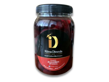 Ktima Dimoula černé olivy Kalamata s peckou 600g