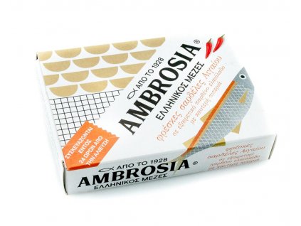 Vialco Ambrosia sardinky v extra panenském olivovém oleji 95g – pikantní