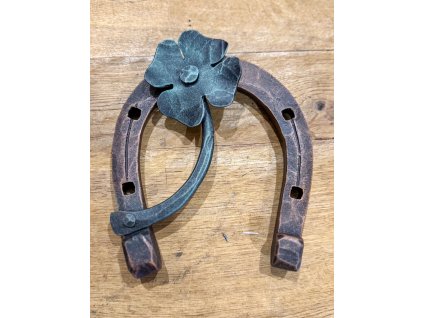 Krámek u kováře podkova se čtyřlístkem a 2 vruty