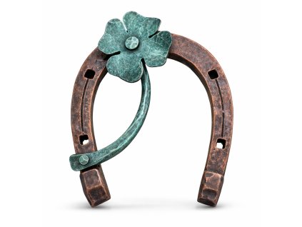 Krámek u kováře podkova se čtyřlístkem a 2 vruty