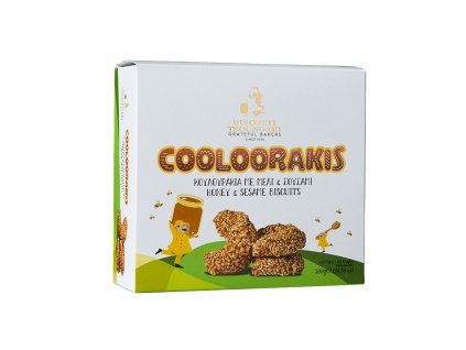 Biscotti Tsoungari Coolorakis sušenky med & sezam 300 g