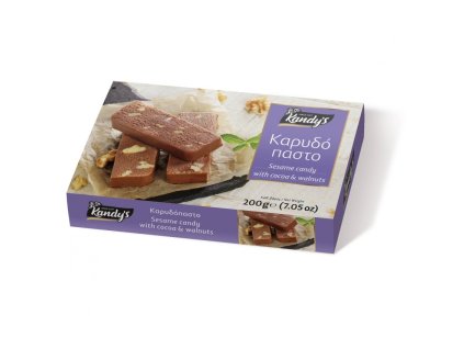 kandylas karydopasto orechova pasta z tahini a kakaa 200g
