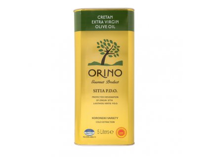 orino sitia p d o kreta extra panensky olivovy olej 5l plech