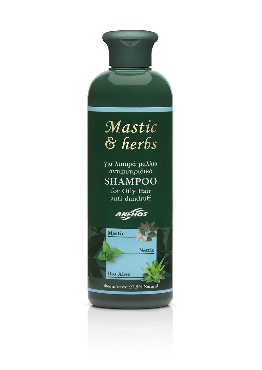 Anemos Chios šampón proti lupům pro mastné vlasy s mastichou 300ml
