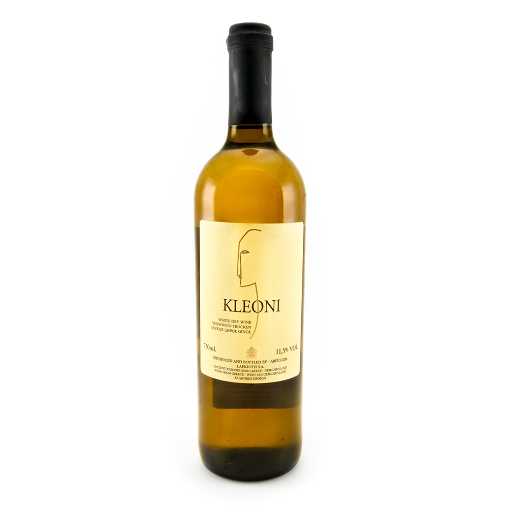 Lafkioti Nemea bílé suché víno KLEONI 11,5% 750ml