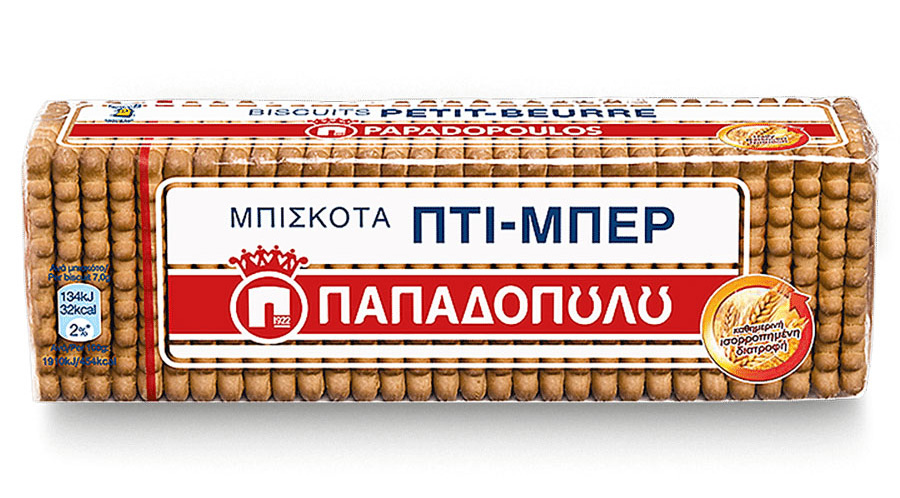Papadopoulou sladké sušenky Petit Beurre (PTI-BER) 225g