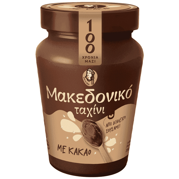 HAITOGLOU BROS SA Makedoniko Tahini sezamová pasta čokoládová 350g
