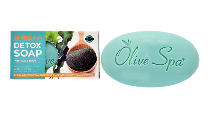 OLIVE SPA detoxikační mýdlo se spirulinou 90g