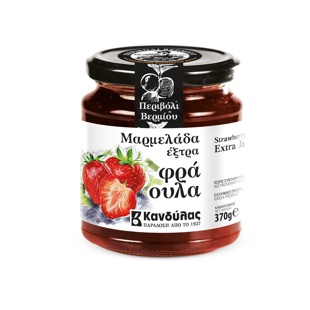 Kandylas jahodový džem extra 370g