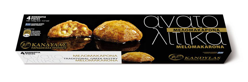 Kandylas Melomakarona řecké medové vánoční cukroví 140g