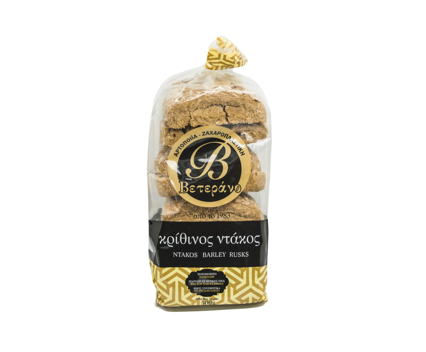 Veteráno krétský celozrnný chléb na Dakos (Paximadi) 500g