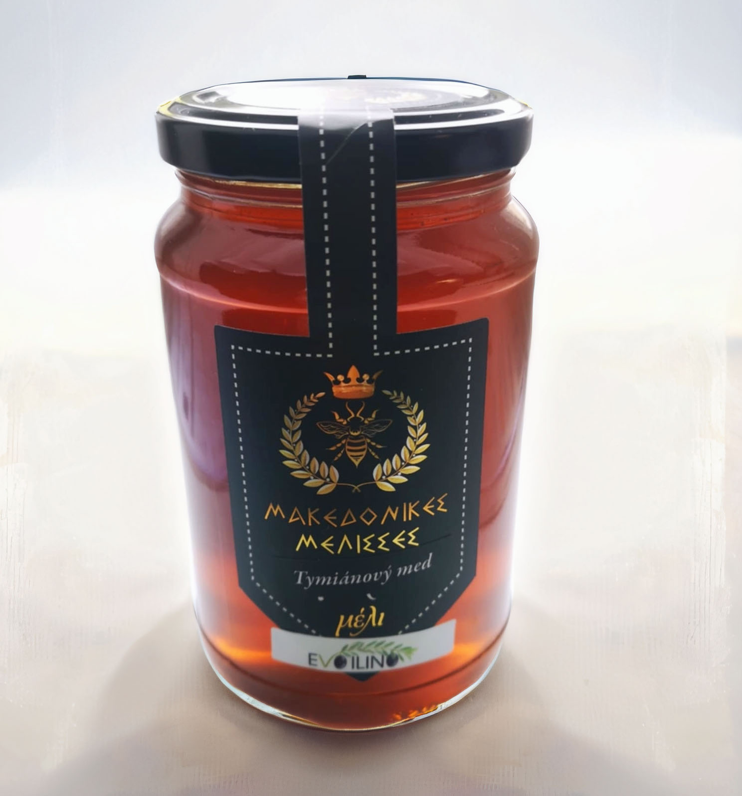 Evoilino Makedonikes Melisses tymiánový med z ostrova Kea 470g