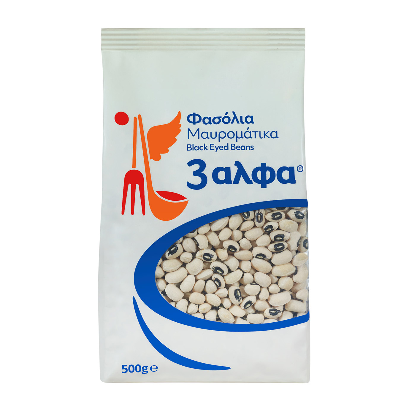 3alfa střední řecké černooké fazole Mavromatika 500g