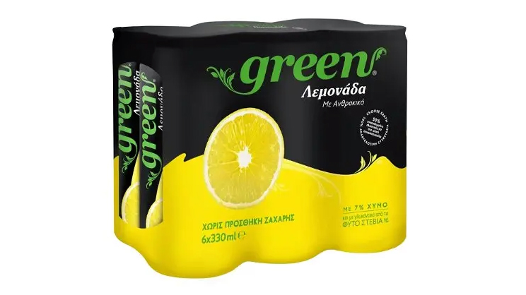 Green Cola Green Lemonáda 6 x 330ml (Hellas)