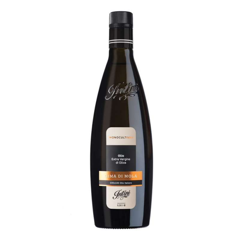 Intini (IT) Intini Cima di Mola Alberobello – Italský extra panenský olivový olej 0,26% 500 ml