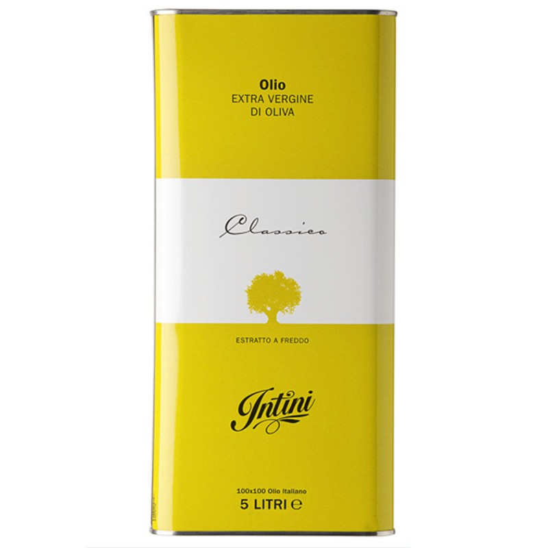 Intini (IT) Intini Classico Alberobello – Italský extra panenský olivový olej 0,21% 5l - plech