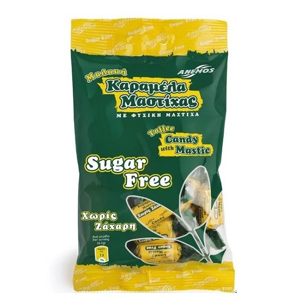 Anemos Chios měkké bonbony bez cukru s mastichou 100g