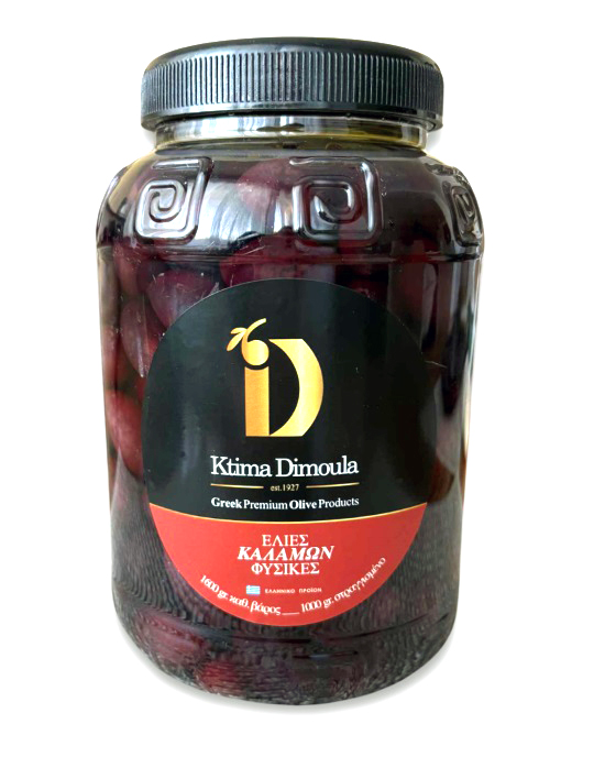 Ktima Dimoula černé olivy Kalamata s peckou 1kg